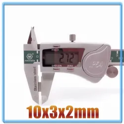 N35 - aimant néodyme - bloc cuboïde - 10mm * 3mm * 2mm - 20 - 1000 pièces