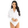 Elegante bodyer - langermet bluse - med knapper