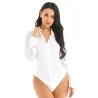 Elegante bodyer - langermet bluse - med knapper