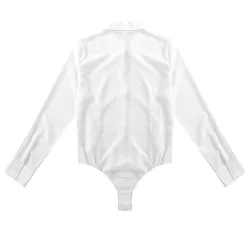Elegante bodyer - langermet bluse - med knapper