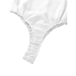 Elegante bodyer - langermet bluse - med knapper