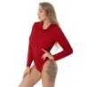 Elegant bodysuits - long sleeve blouse - with buttonsBlouses & shirts