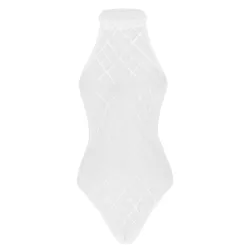 Sexy see through bodysuit - with back zipperLingerie