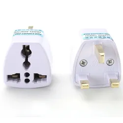 USA - EU - AU til UK - HK AC rejsestrømstik - konverter - adapter