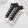 RopaCalcetines divertidos para niños - Cordones estampados - Algodón