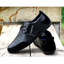Modieuze herenschoenen - loafers - antislip - echt leerSchoenen