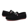 Mocassins pour hommes à la mode - chaussures en daim peu profondes