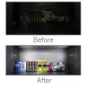 Internal hinge light - wardrobe - cupboard - LED induction lamp - 16 piecesFurniture