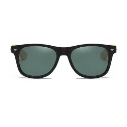 Classic retro sunglasses - bamboo wood - UV400 - unisexSunglasses