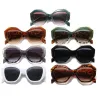 Fashionable oversized sunglasses - cat eyes - colorful leopard - UV400Sunglasses