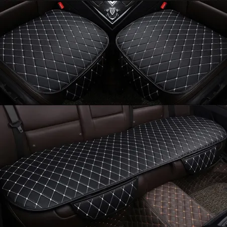 Coprisedili per auto - anteriore/posteriore - impermeabile - pelle
