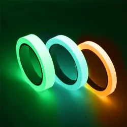 Selvlysende tape - fluorescerende - advarende teip - biler - dekorasjon - art