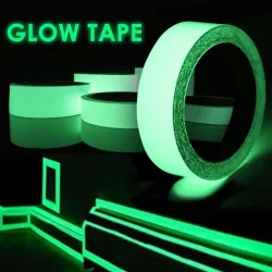 Taśma świetlna - fluorescencyjna - taśma ostrzegawcza - samochody - dekoracja - sztukaKleje & Taśmy
