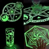 Selvlysende tape - fluorescerende - advarende teip - biler - dekorasjon - art