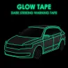 Selvlysende tape - fluorescerende - advarende teip - biler - dekorasjon - art