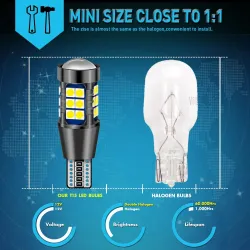 Bilbackljus - LED-lampa - 1156 BA15S - 7440 W21W - T15 W16W - 2 st
