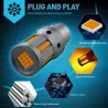 Clignotant de voiture - Ampoule LED - P21W 1156 - BAU15S PY21W - 7440 W21W - 2 pièces