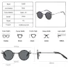 Gafas de solGafas de sol redondas retro - estilo steampunk - UV400 - unisex