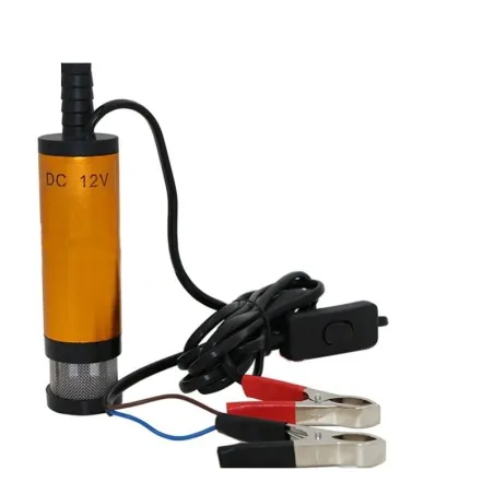 12V nedsenkbar elektrisk pumpe for diesel - olje - drivstoff - vann - med bryter