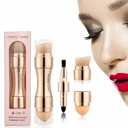 PincelesBrocha de maquillaje para base - 4 en 1