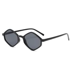Occhiali da sole quadrati poligonali alla moda - UV400