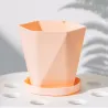 Geometrinen kukkaruukku - muovihartsi