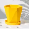 Geometrisk urtepotte - plastikharpiks