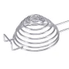 CubiertosSeparador de claras de huevo - cuchara espiral de acero inoxidable - mango largo