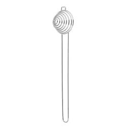 CubiertosSeparador de claras de huevo - cuchara espiral de acero inoxidable - mango largo