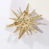 BrochesBroche de lujo en forma de estrella - circonita cúbica