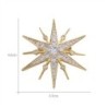 BrochesBroche de lujo en forma de estrella - circonita cúbica