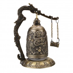 Statua antica - Drago Buddha - campana