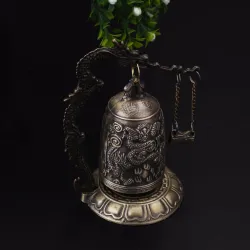 Statue antique - Bouddha dragon - cloche