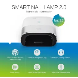 SUNUV SUN3 - 48W - professionell nageltork - UV LED-lampa med 2.0 smart timer - minne