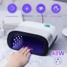 SUNUV SUN3 - 48W - professionel negletørrer - UV LED-lampe med 2.0 smart timer - hukommelse