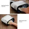 SUNUV SUN3 - 48W - professionell nageltork - UV LED-lampa med 2.0 smart timer - minne