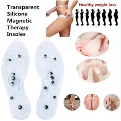 Terapia magnética del pie - plantillas de silicona para zapatos - adelgazamiento - pérdida de peso