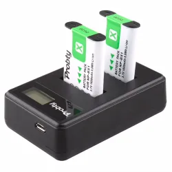 NP-BX1 lader med 4 batterier for Sony DSC-RX100 DSC-WX500 IV HX300 WX300 HDR-AS15 X3000R MV1 AS30V HDR-AS300