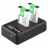 Chargeur NP-BX1 avec 4 batteries pour Sony DSC-RX100 DSC-WX500 IV HX300 WX300 HDR-AS15 X3000R MV1 AS30V HDR-AS300
