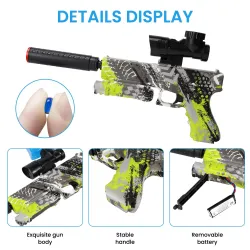 Pistolet électrique à gel - jouet de tir