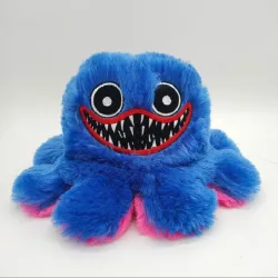 Vendbart blækspruttemonster - plyslegetøj - 20 cm