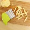 Potetskjærer - chips - pommes frites - bølget kniv - rustfritt stål
