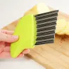 Potetskjærer - chips - pommes frites - bølget kniv - rustfritt stål