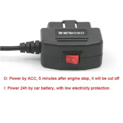 Mini USB OBD - złącze DVR / GPS / USB - ładowarka samochodowaDiagnoza