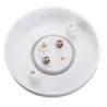 E27 lamphållare - rund plastsockel