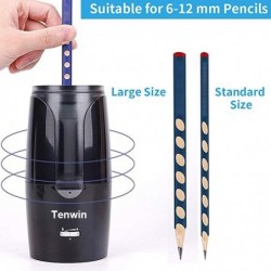Automatisk elektrisk blyantspisser - justerbar spissingsstørrelse