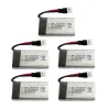 Eachine - Hubsan - 3.7V 380mah - lipo bateria 25C - 5 sztukBaterie