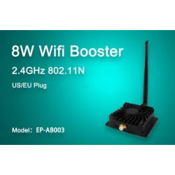 EP-AB003 - 39dBm - 8W - 2.4G - WiFi booster - repeater - forstærker - adapter - rækkeviddeforlænger