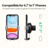 Ugreen - phone holder - for car air vent - with auto lock - adjustableHolders