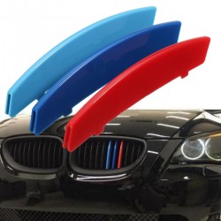 Osłona przedniego grilla w stylu 3D M - do BMW serii 5 - 3 sztukiKratki